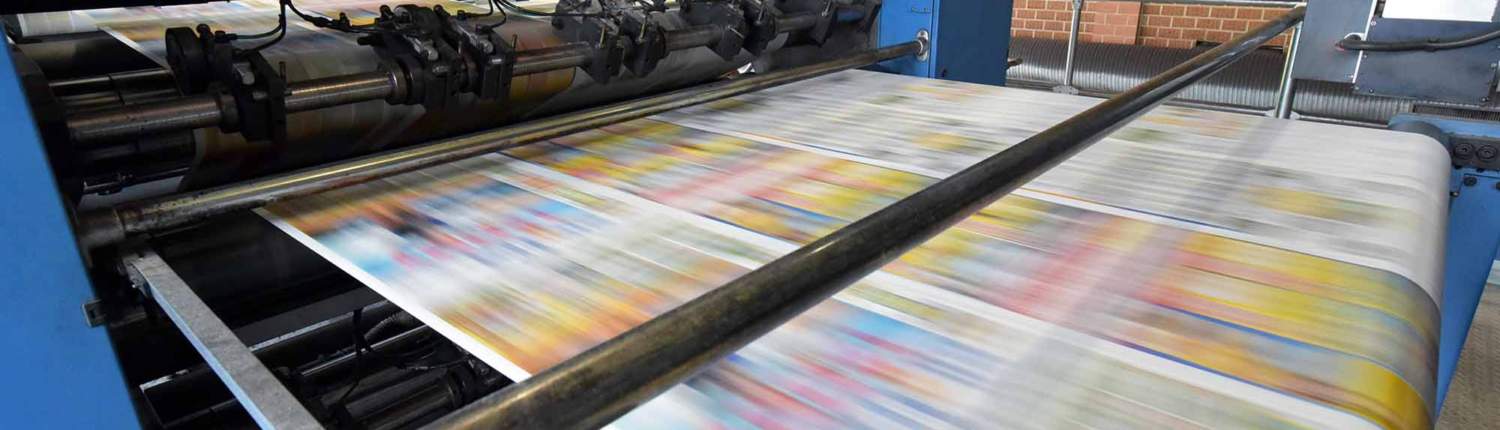 printing managed services view of large-scale printer