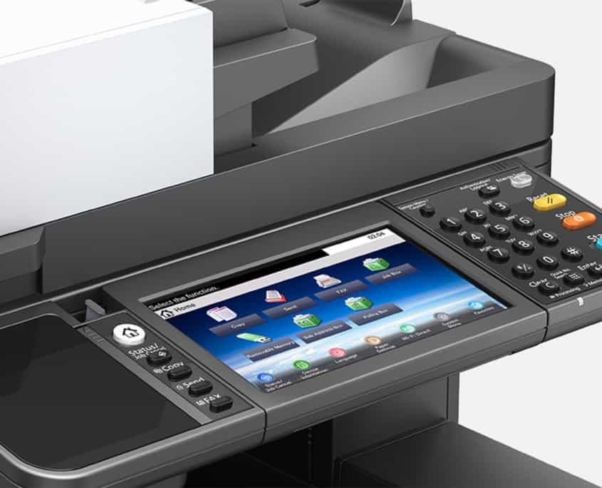 Close up of M3860idn interface