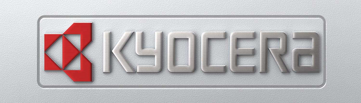 Close up of kyocera logo
