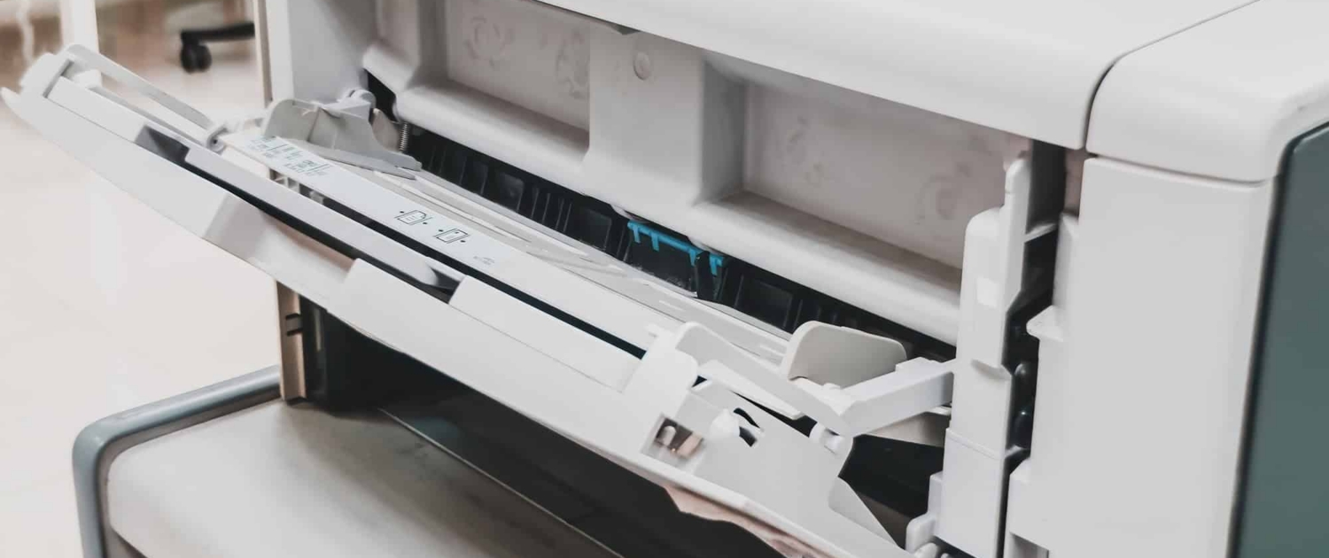 Close Up Of Office Printer