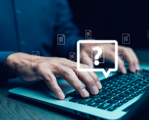 Online Customer Support And Digital Assistance Concept