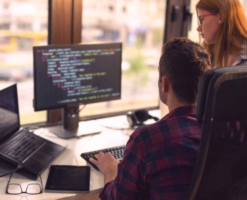 Senior Developers Working